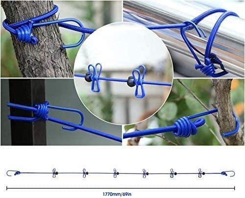 ravel Clothesline, Portable, Retractable and Adjustable Camping (Pack of 2)