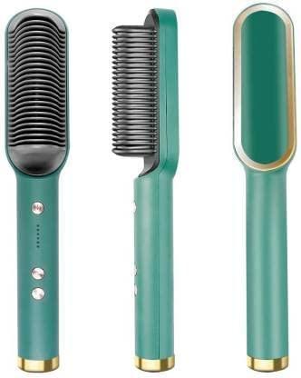 SilkyStraight™ Professional Electric Hair Straightener Brush – Instant, Frizz-Free Hair