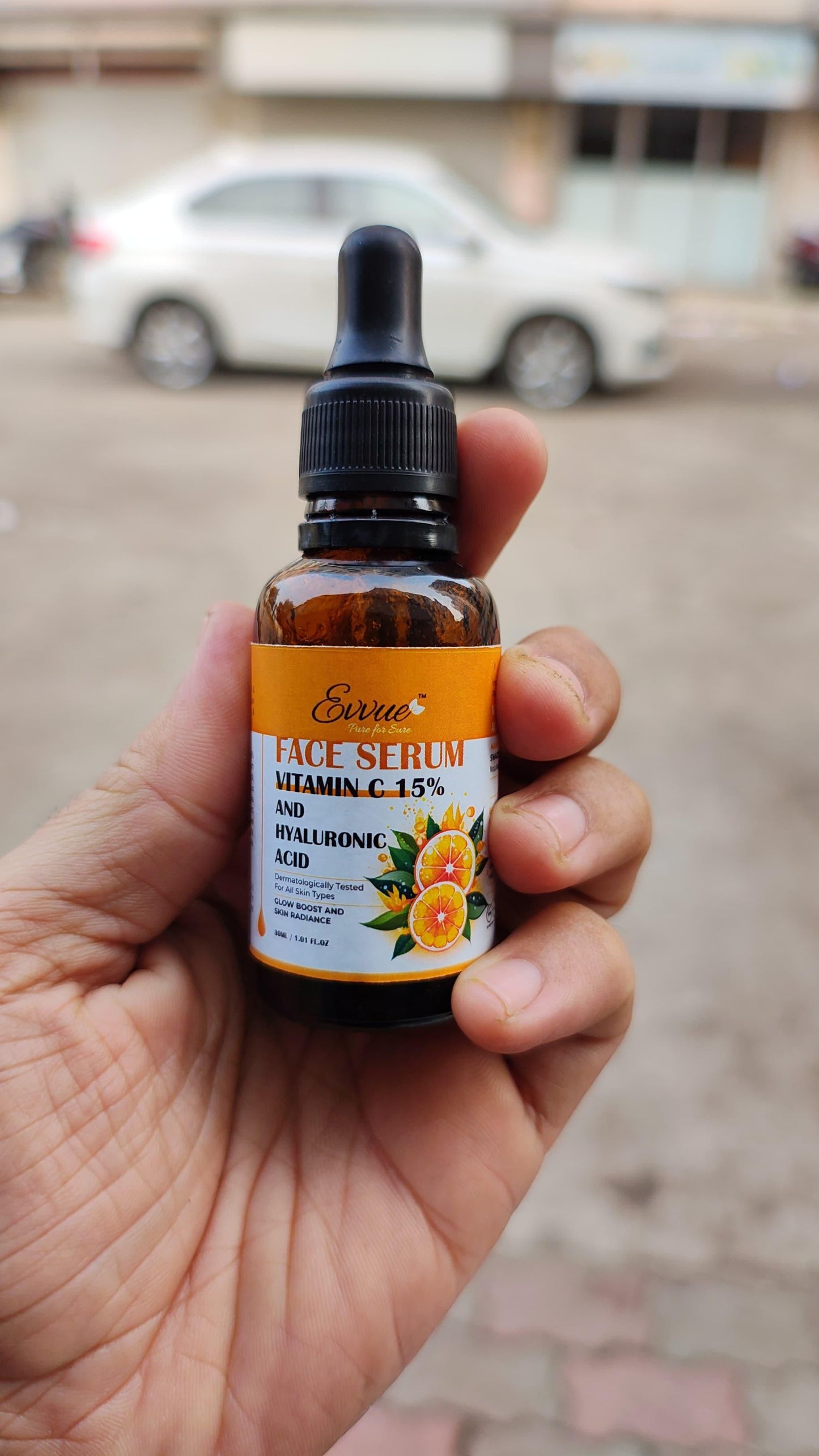 GlowBoost™ Vitamin C Daily Face Serum – Hydrating & Brightening Formula with Hyaluronic Acid