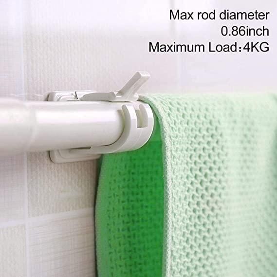QuickGrip™ Self-Adhesive Instant Wall Mount Sticking Clip Hooks – Heavy-Duty & Damage-Free (Pack of 4)