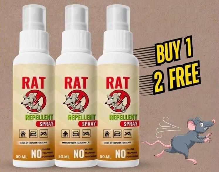 SafeHome™ Natural Rat Repellent Spray – Buy 1 Get 2 Free
