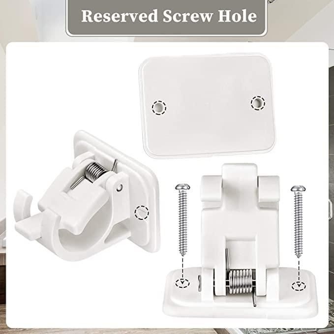 QuickGrip™ Self-Adhesive Instant Wall Mount Sticking Clip Hooks – Heavy-Duty & Damage-Free (Pack of 4)