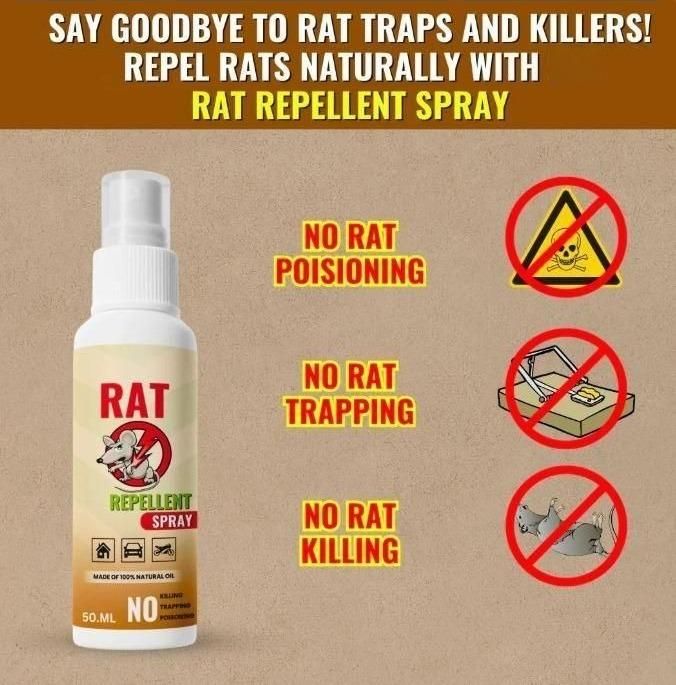 SafeHome™ Natural Rat Repellent Spray – Buy 1 Get 2 Free