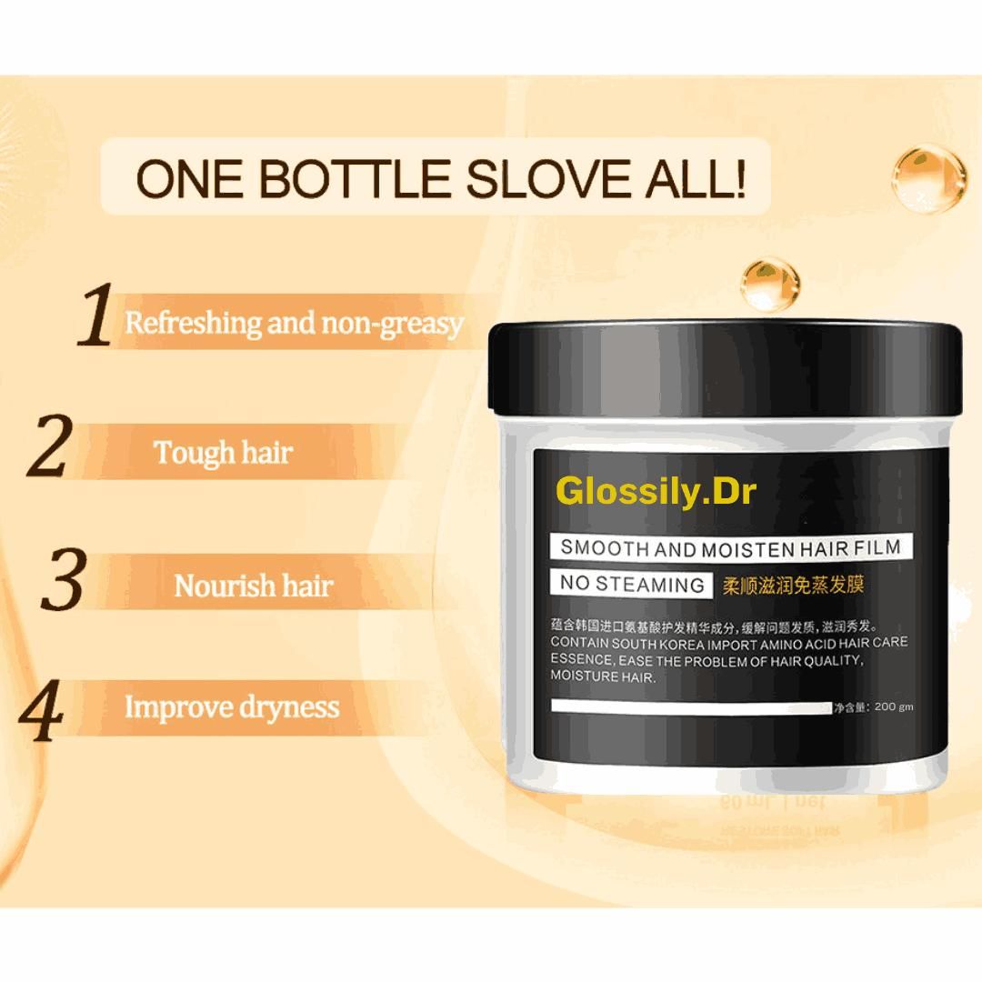 GlossilyDr™ Intense Hair Repair Mask – Deep Nourishment for Silky, Frizz-Free Hair