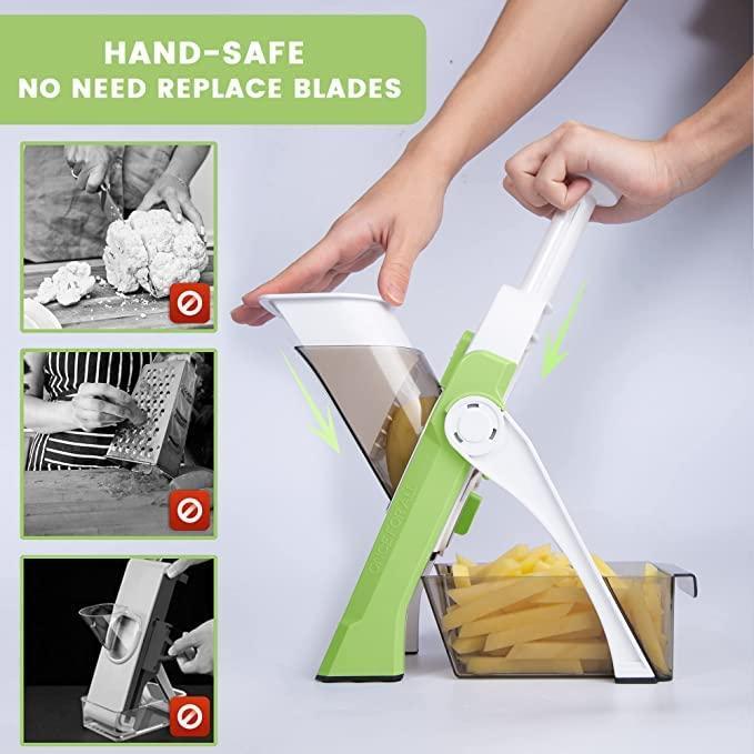 SliceMaster™ All-in-1 Multi-Purpose Mandoline Slicer – Precision Kitchen Cutter