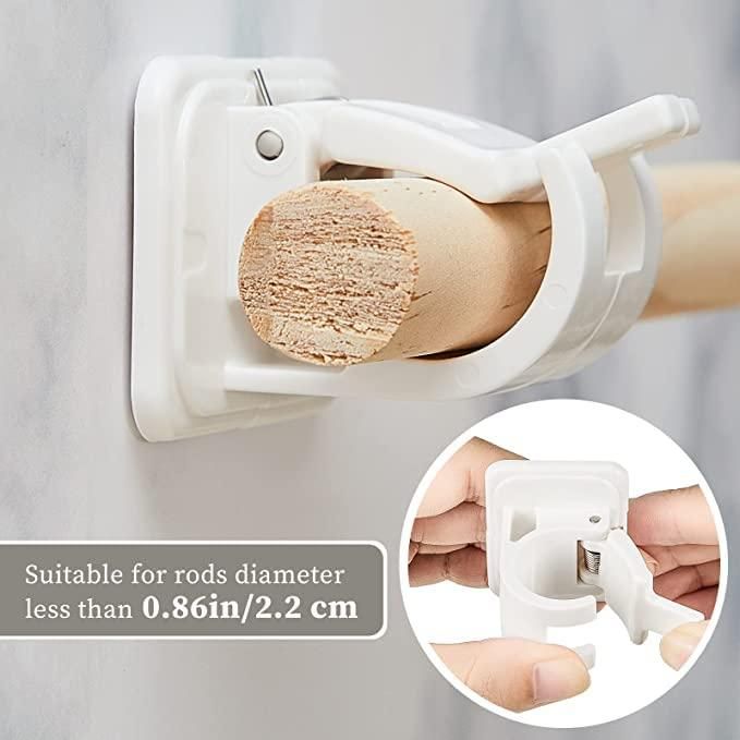 GripLock™ Self-Adhesive Wall Mount Clip – No-Drill, Heavy-Duty Hook for Instant Storage