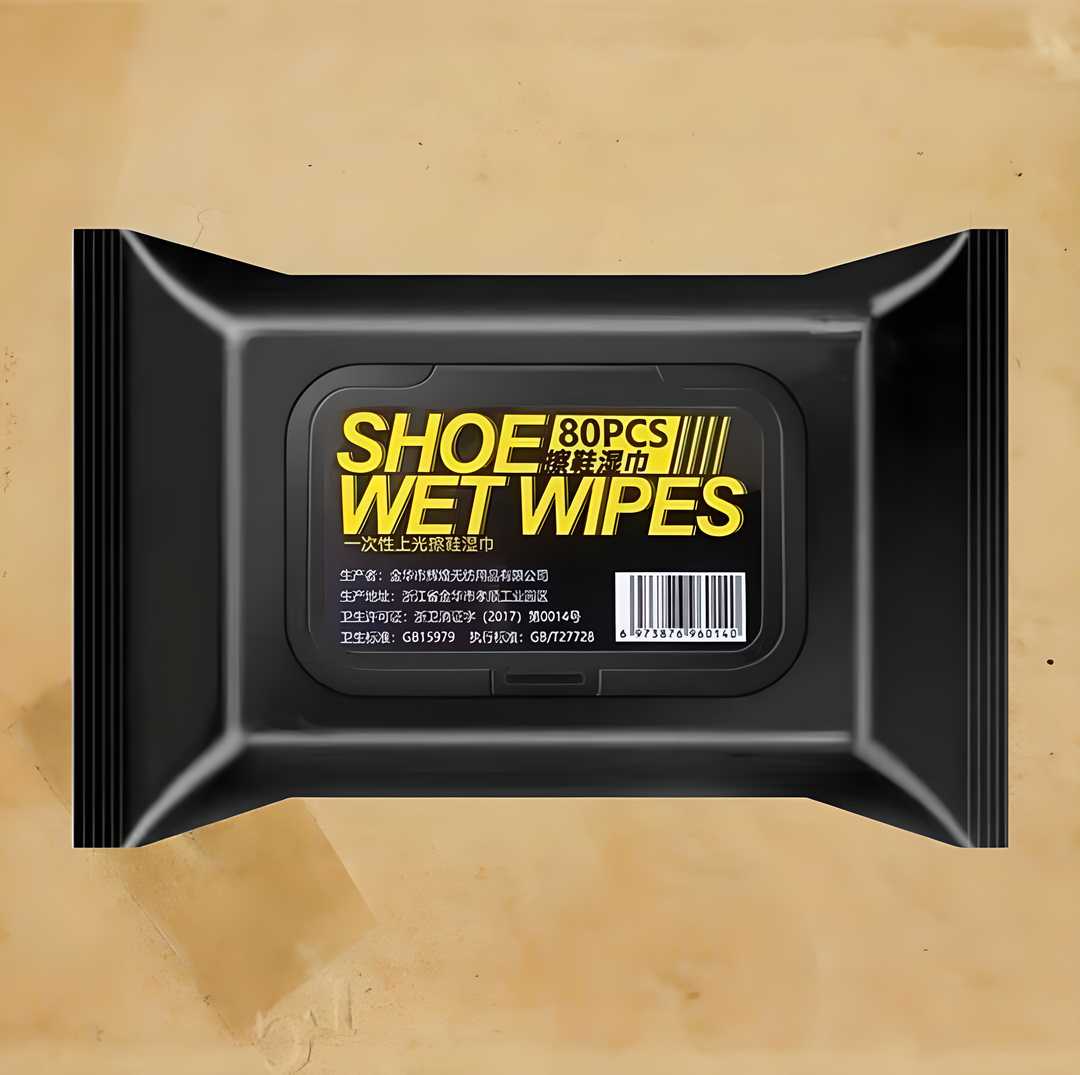WipeKicks™ Sneaker & Shoe Cleaner Wipes (80pcs) – Instant Shine & Stain Removal On-the-Go