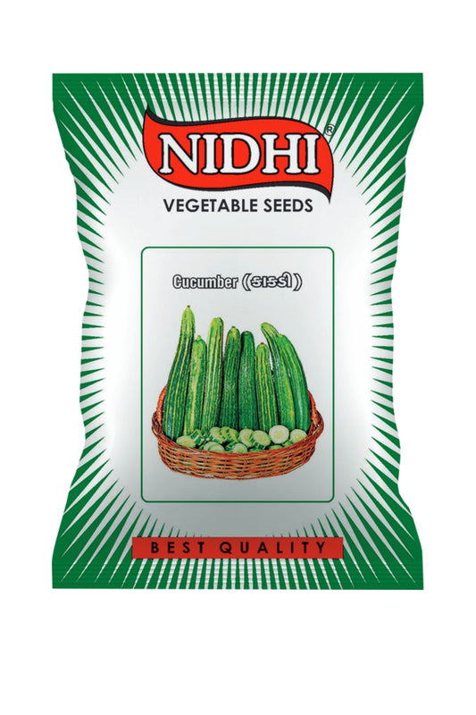 Vegetable seeds (Cucumber) Tested And Packed For Home, Terrace and Kitchen Gardening