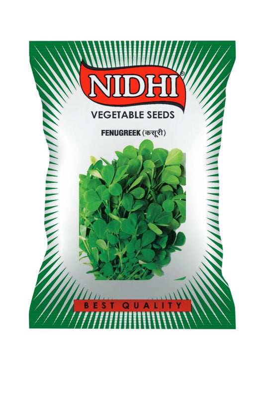 Vegetable seeds (Fenugreek) Tested And Packed For Home, Terrace and Kitchen Gardening