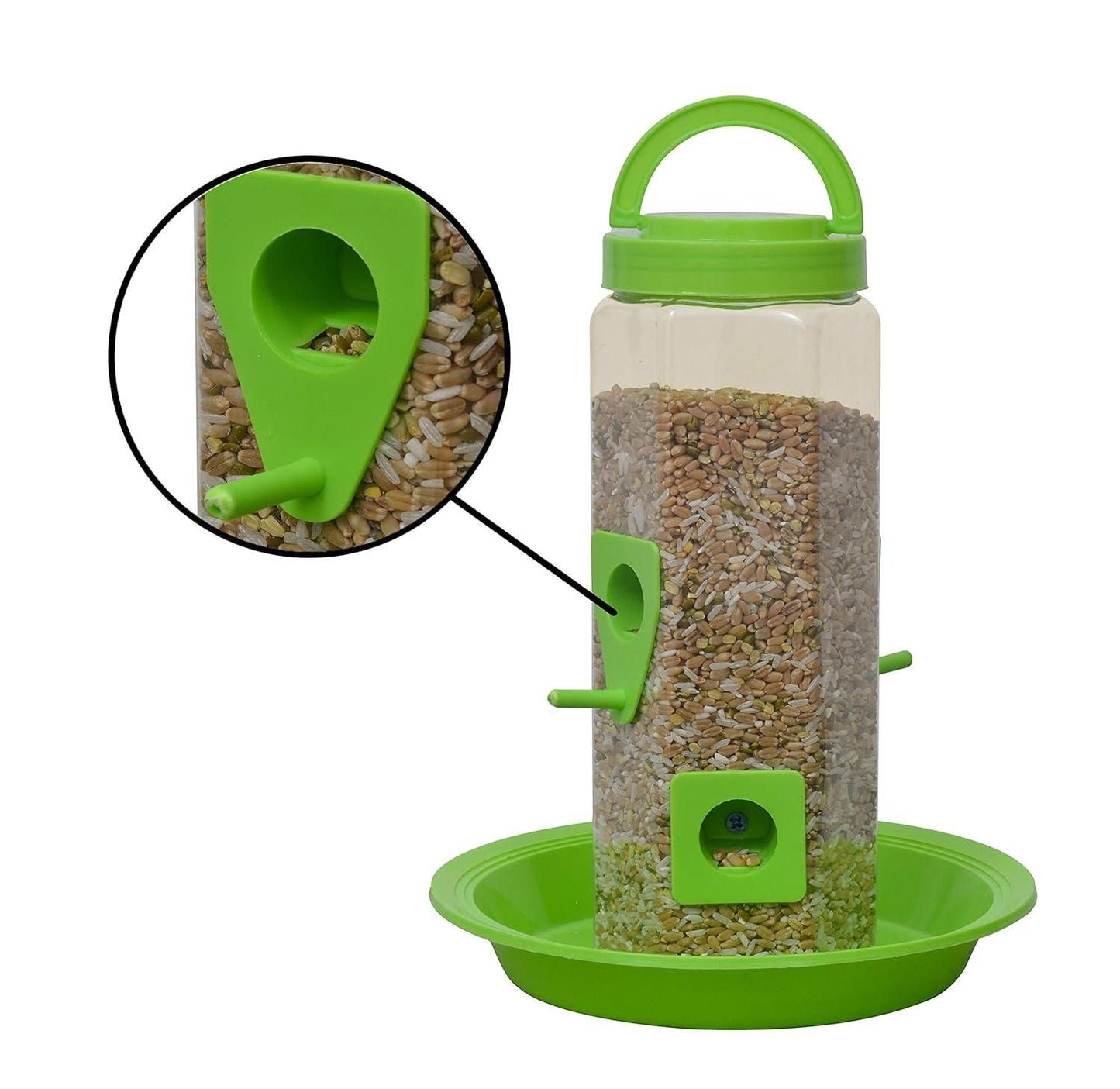AvianCare™ Hanging Bird Feeder – Food & Water Dispenser for Balcony