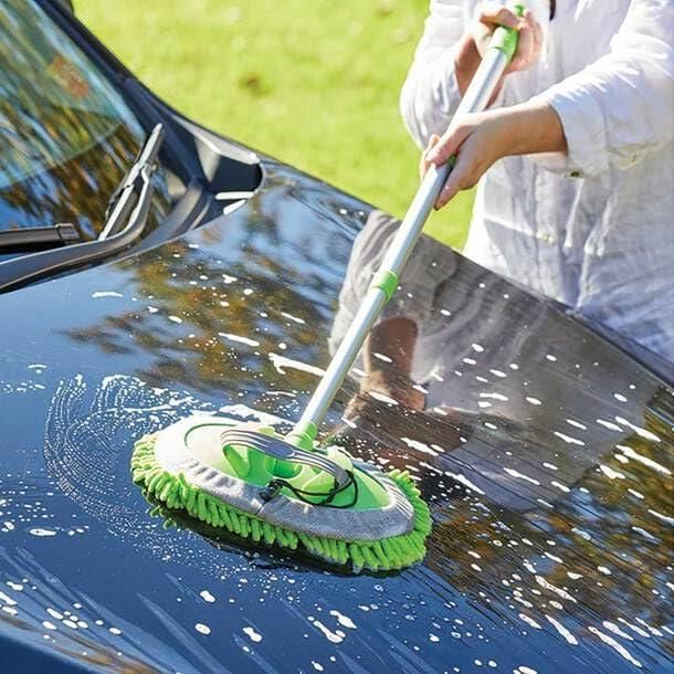 FlexiReach™ Extendable Cleaning Mop – Long Handle & 360° Swivel Head