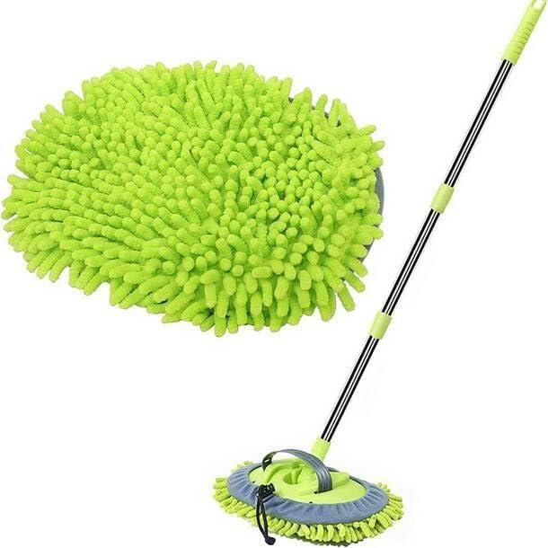 FlexiReach™ Extendable Cleaning Mop – Long Handle & 360° Swivel Head