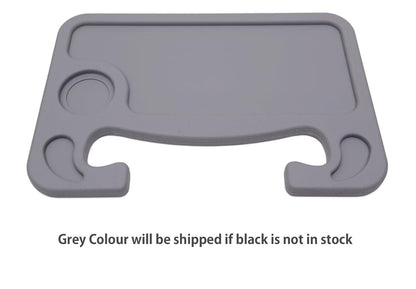 DriveEase™ Multifunctional Steering Wheel Tray & Drink Holder – Portable Car Desk