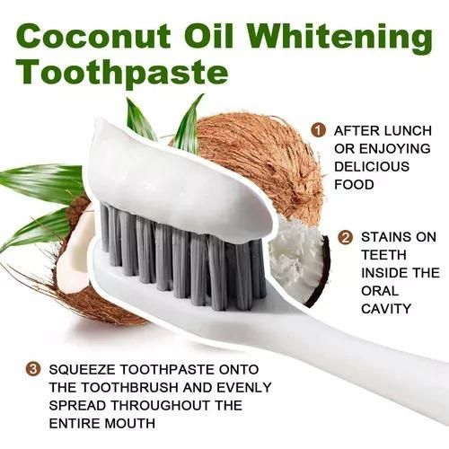 CocoGlow™ Brightening Toothpaste – Naturally Whiter Teeth & Fresher Breath