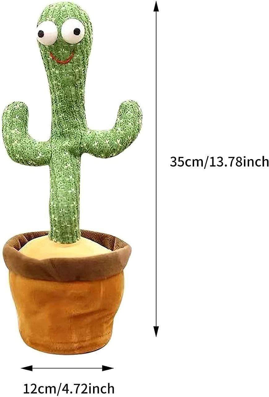 GroovyCactus™ LED Dancing & Talking Cactus Toy – Fun, Music & Mimicry for Kids