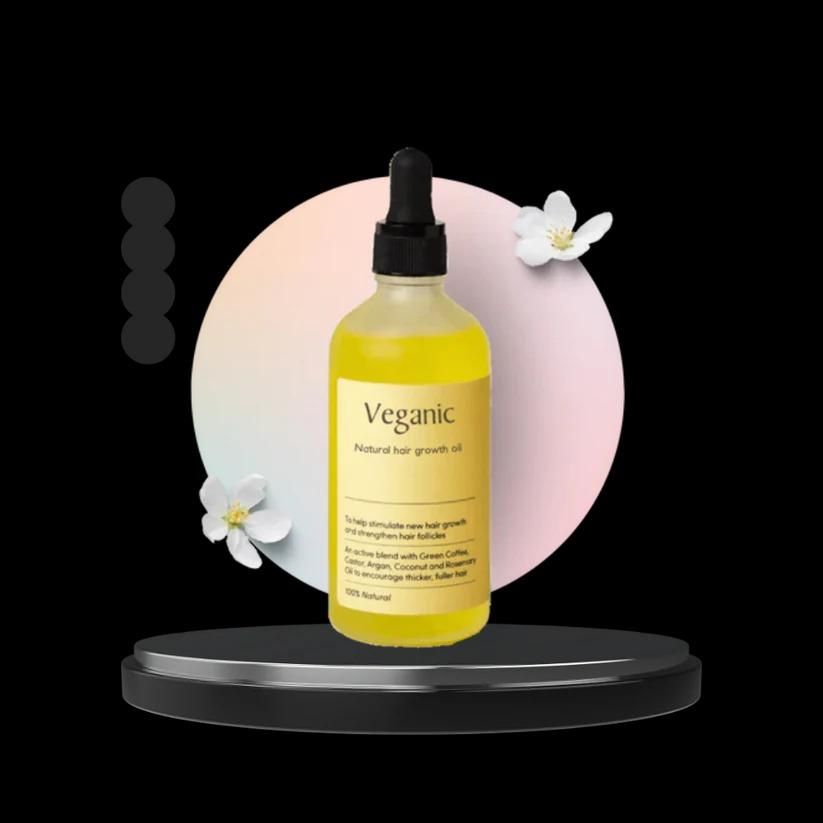 GrowVega™ Vegan Hair Growth Oil – Boost Hair Regrowth & Strength Naturally (Pack of 2)