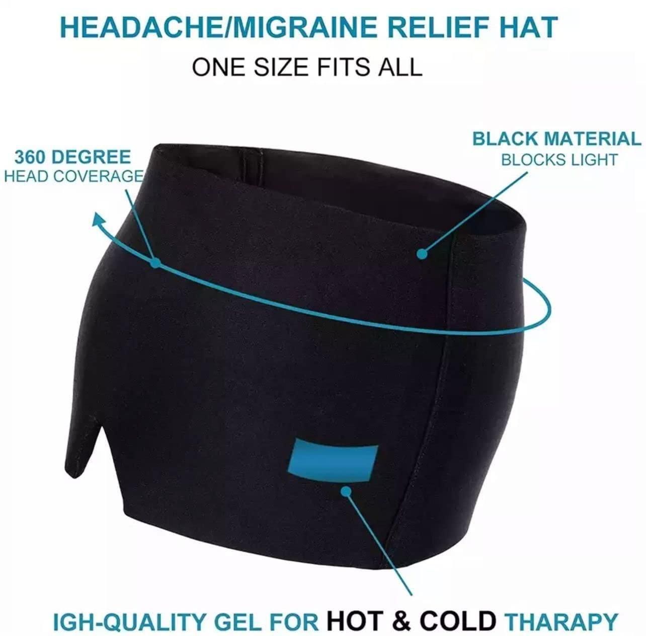 MigraEase™ Cooling & Heating Headache Relief Cap – Instant Migraine Soothing Therapy