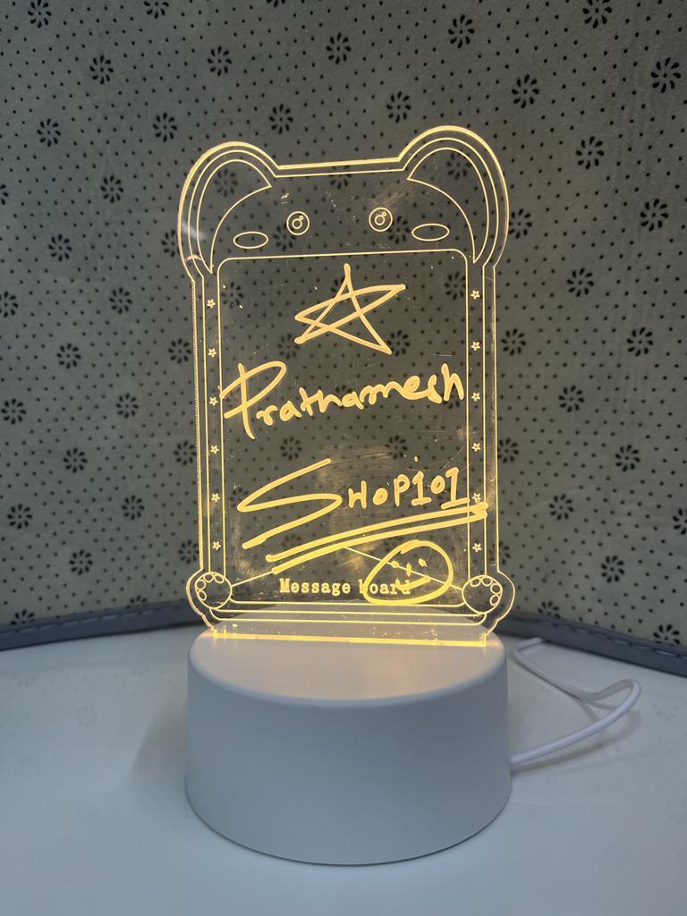 LumiNote 3D Acrylic LED Message Board
