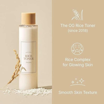 GlowRice™ Radiance Boosting Rice Toner – For Glass Skin, Hydration & Glow (100ml)