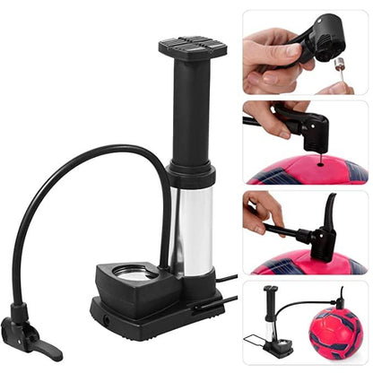 AirMaster™ Portable High-Pressure Foot Air Pump Compressor – Heavy-Duty Inflator for Car & Bike