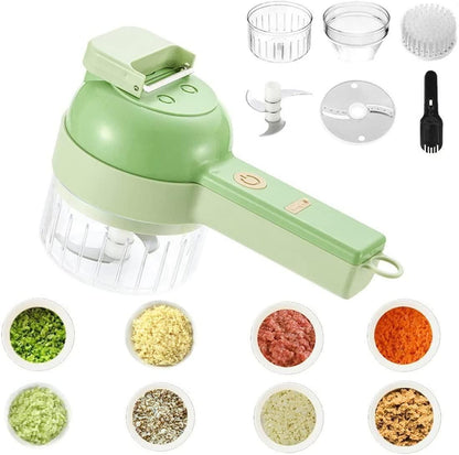 SwiftChop  Portable Electric Vegetable Cutter & Slicer Set