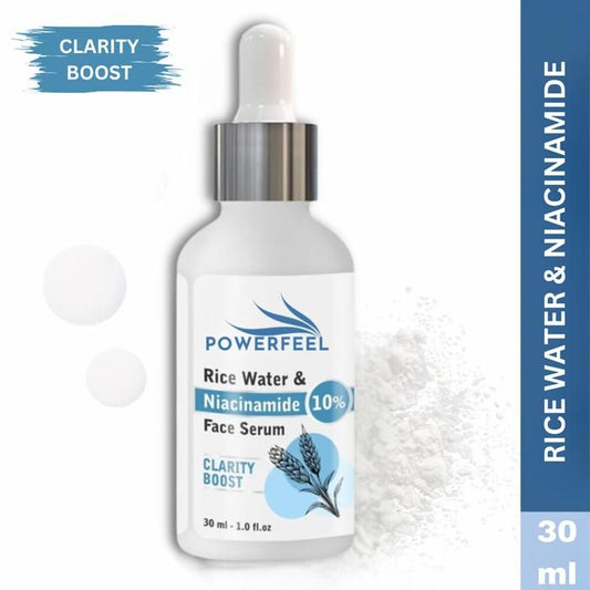 GlowNourish™ Rice Water & Niacinamide Serum – Brightens & Clears Skin (30ML)