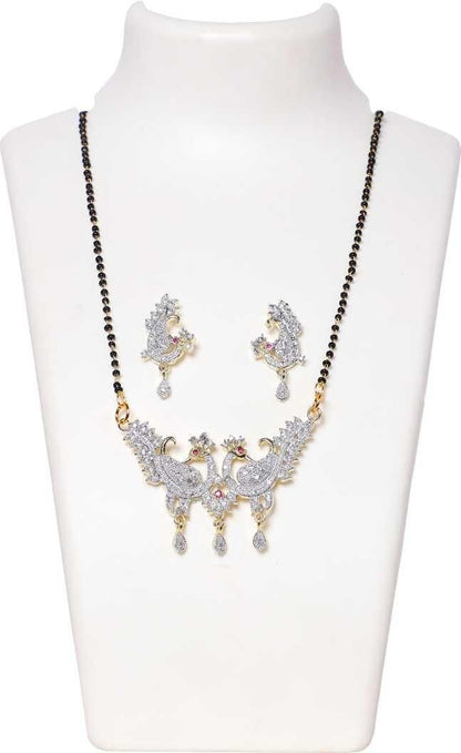 RoyalGleam™ American Diamond Alloy Mangalsutra – Timeless Elegance & Grace