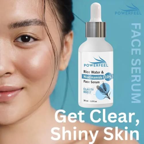 GlowNourish™ Rice Water & Niacinamide Serum – Brightens & Clears Skin (30ML)