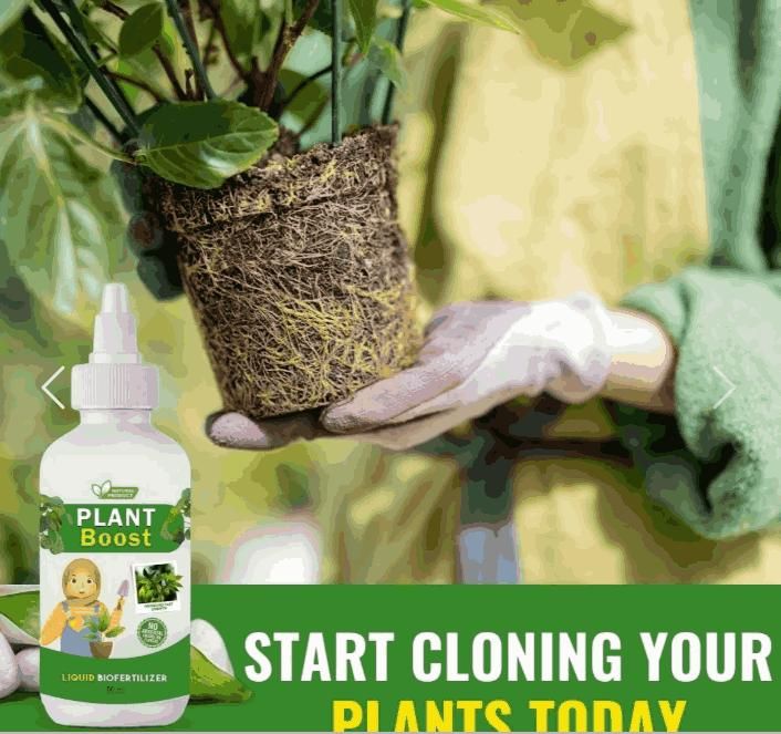 GrowMax™ Plant Booster – Fast-Acting Liquid Fertilizer for Healthy, Thriving Plants (Pack of 3)
