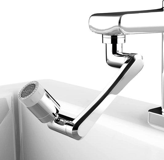 AquaFlex™ 1440° Rotating Faucet Extender – Splash-Free & Dual-Mode Water Flow