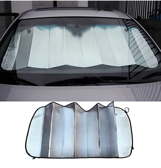 SunGuard™ Foldable Car Sunshade (Silver) – Keep Your Car Cool & Protected All Day