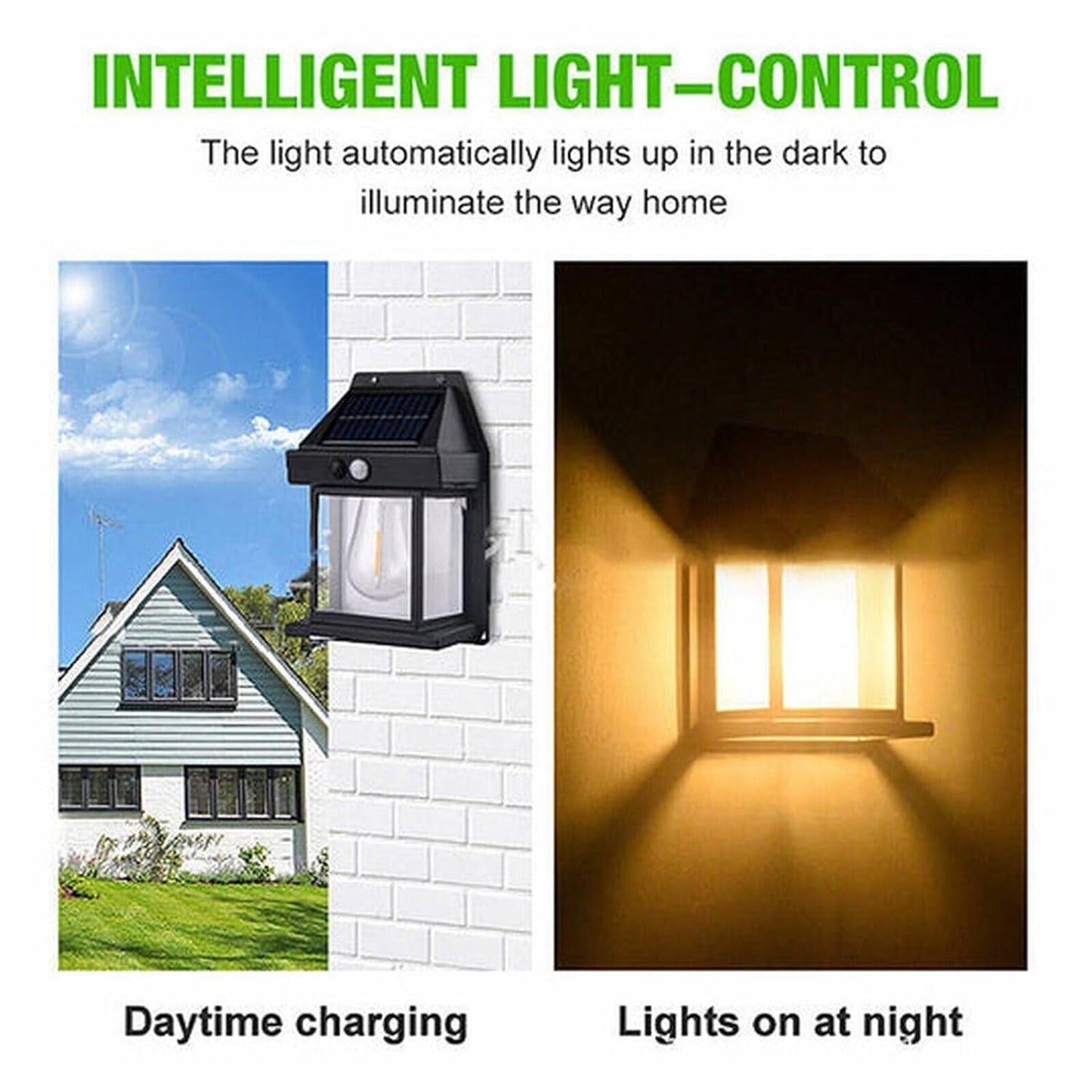 SolarGlow™ Outdoor Wall Light – Brighten Your Nights with Solar Power