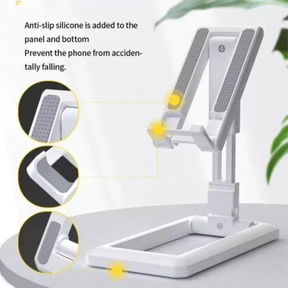FlexiHold™ Foldable & Adjustable Mobile Phone & Tablet Stand – Ergonomic Desktop Holder