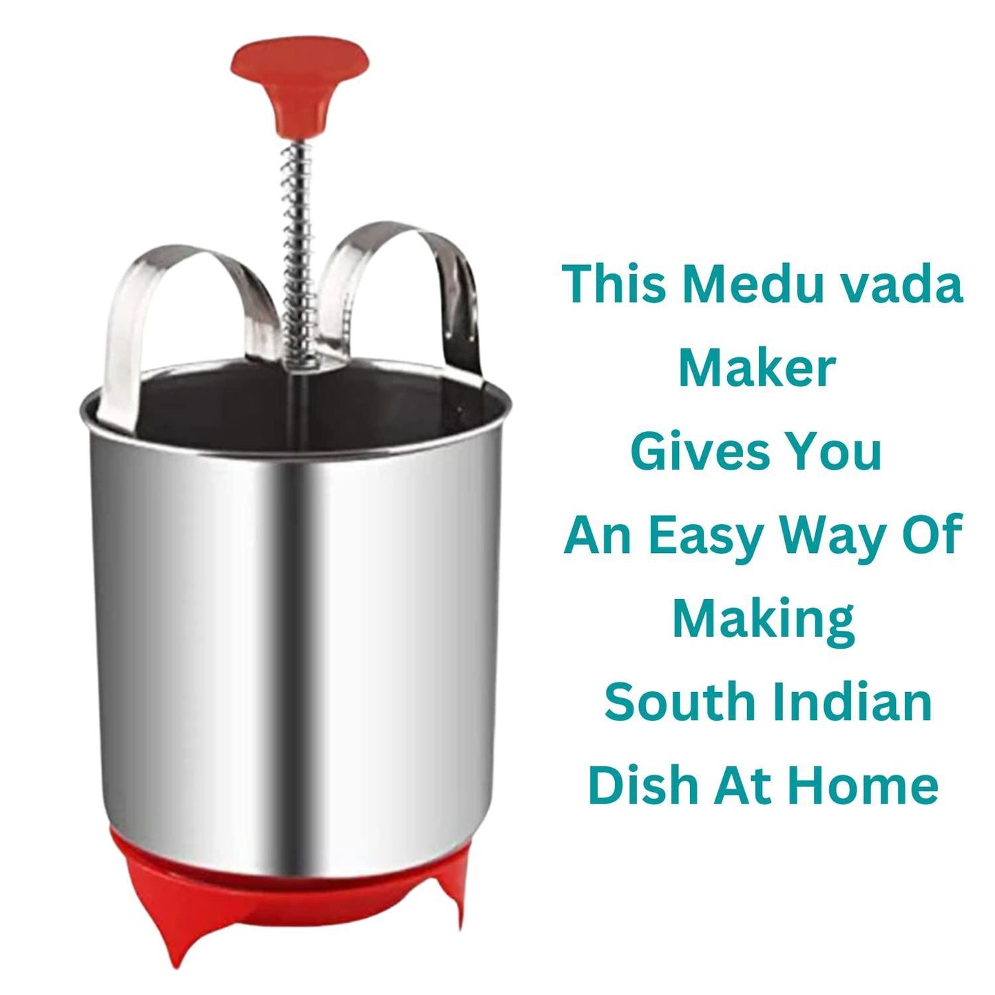 VadaMaster™ Stainless Steel Medu Vada Maker – Effortless Homemade South Indian Vadas