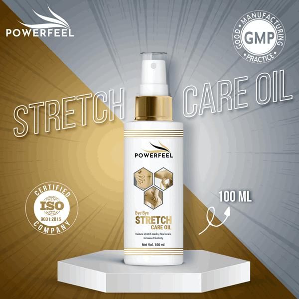 PowerFeel™ StretchErase Oil – Rapid Stretch Mark Fading & Skin Firming Therapy