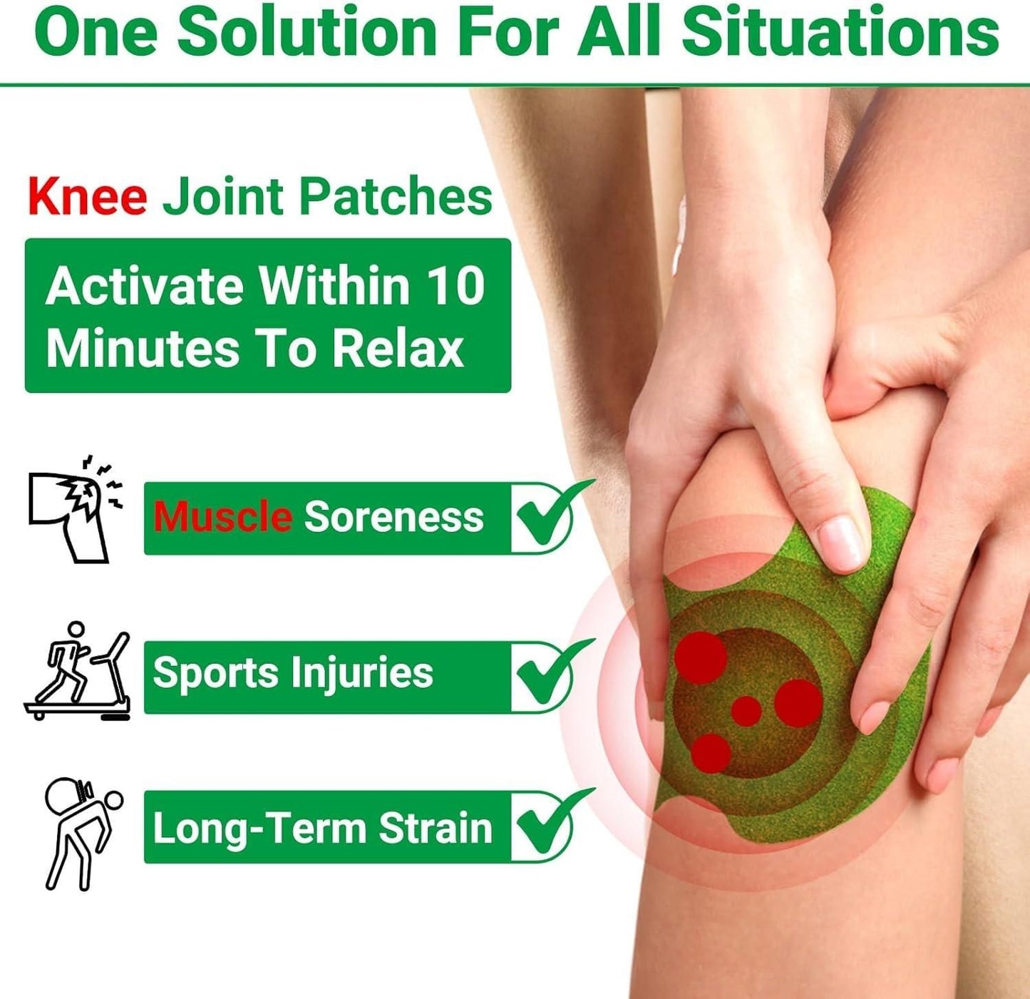 PainRelief™ Herbal Knee Patches – Fast Relief for Joints & Muscles! (Pack of 10/20)