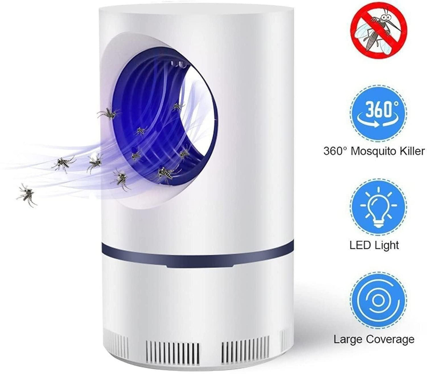 ZapGuard™ LED Mosquito Killer Lamp – Silent, Safe & Effective Insect Trap