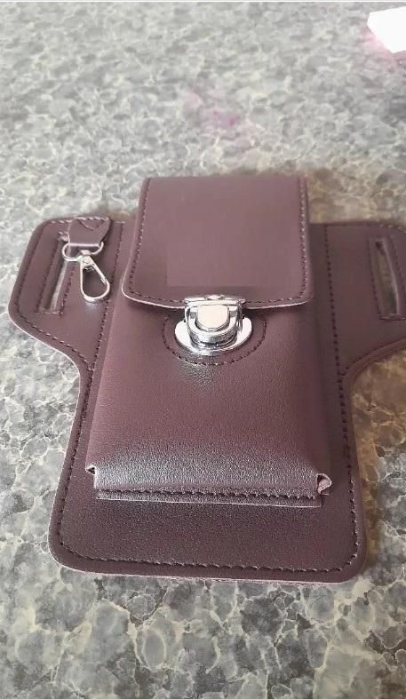 LeatherGuard™ Hands-Free Belt Pouch – Secure & Stylish Phone Case for Men