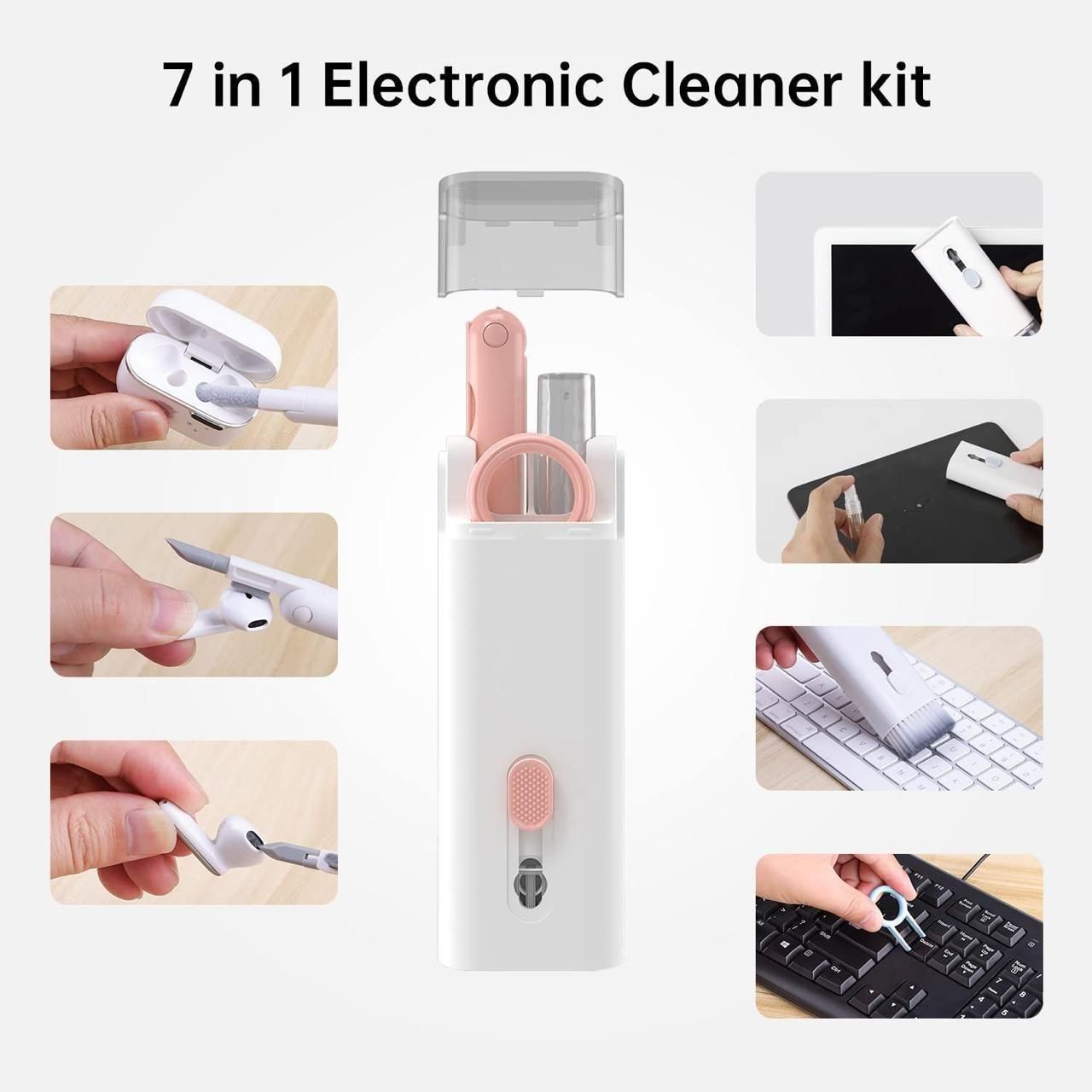 GadgetPro™ 7-in-1 Electronic Cleaning Kit – Keep Your Devices Spotless & Like New