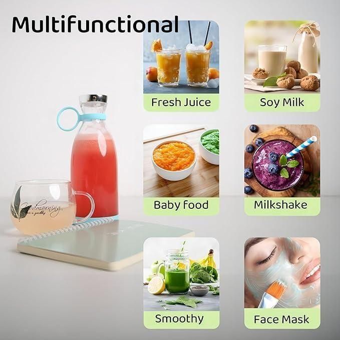 BlendGo™ Portable Mini Juice Blender – Fresh Smoothies Anywhere, Anytime
