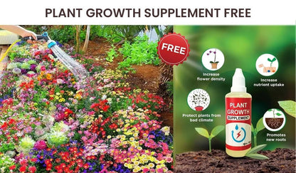 BloomMax™ 100 Varieties Flower Seeds + FREE Plant Growth Booster – Transform Your Garden Instantly