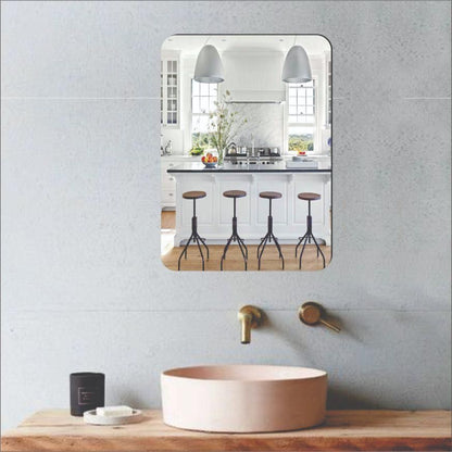 ReflectEase™ Oval & Square Shape Mirror Combo – Premium Wall & Tabletop Decor (Pack of 2)