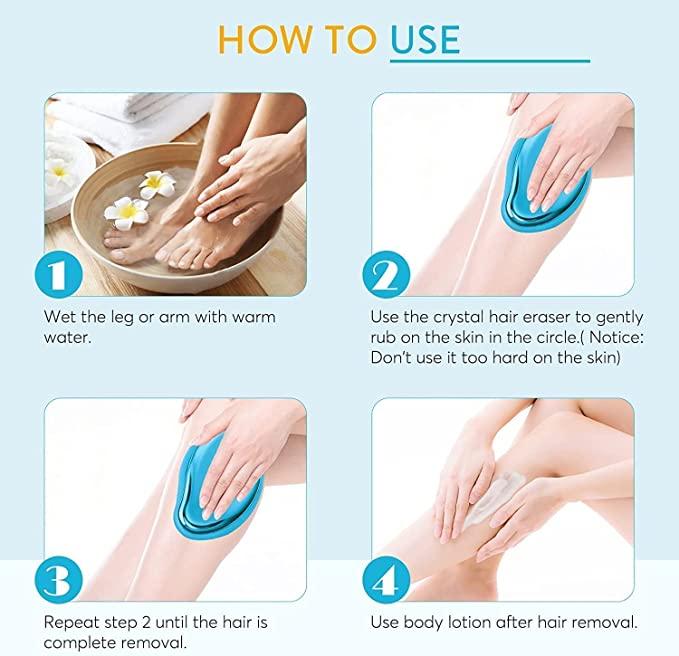 Fletix™ Magic Crystal Hair Eraser – Painless & Effortless Hair Removal