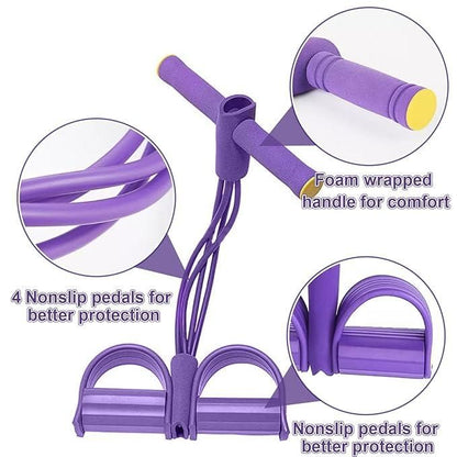 Tone & Sculpt Your Body with the Ultimate Yoga Pedal Resistance Band