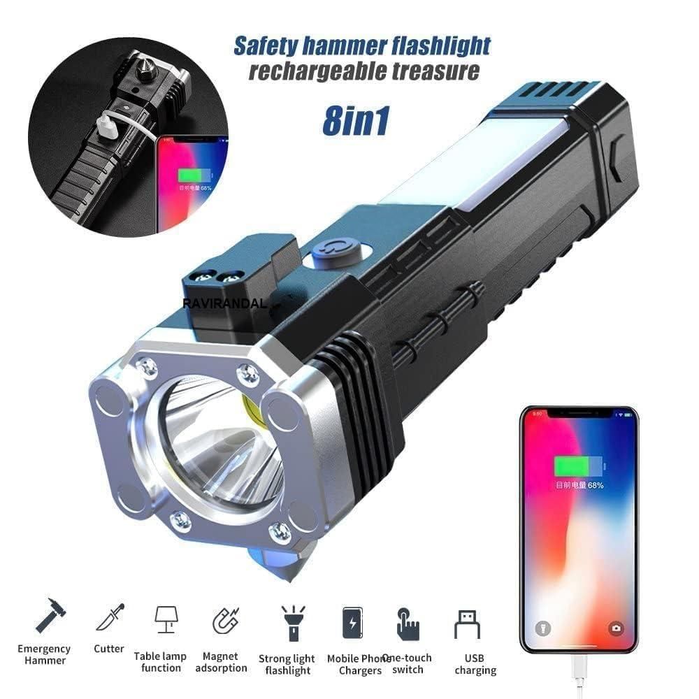 BrightBeam™ Portable Rechargeable LED Torch Flashlight – Ultra Bright & Long-Lasting