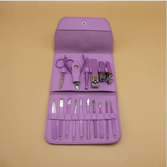 GlamCare™ 18-in-1 Professional Manicure & Pedicure Set – Salon-Quality Grooming at Home