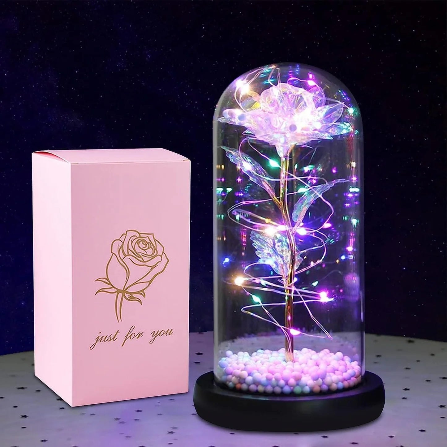 LumiRose™ Light-Up Eternal Rose – Romantic LED Flower Gift