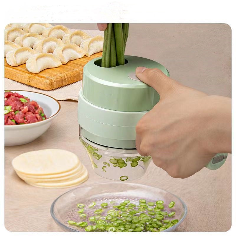 ChopEase™ 4-in-1 Wireless Handy Electric Vegetable Chopper – Portable Food Processor