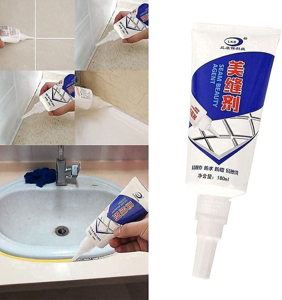 SealPro™ Tile Grout Sealant Adhesive Tube – Quick Fix for Cracks, Gaps & Mold