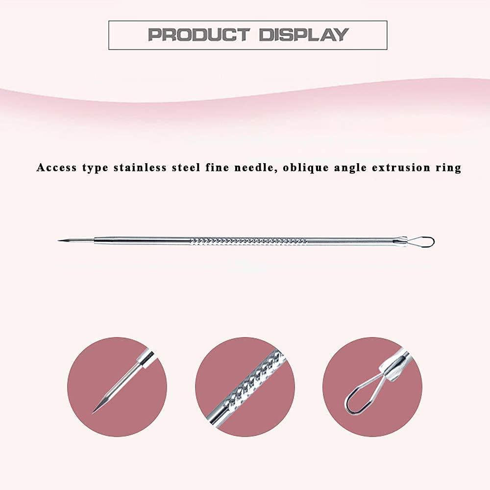 ClearSkin™ Stainless Steel Blackhead & Acne Extractor Set (4 Pcs) – Instant Pore Cleansing